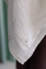Seashell Large Swaddle Muslin