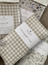 Gingham Sage Splash Mat