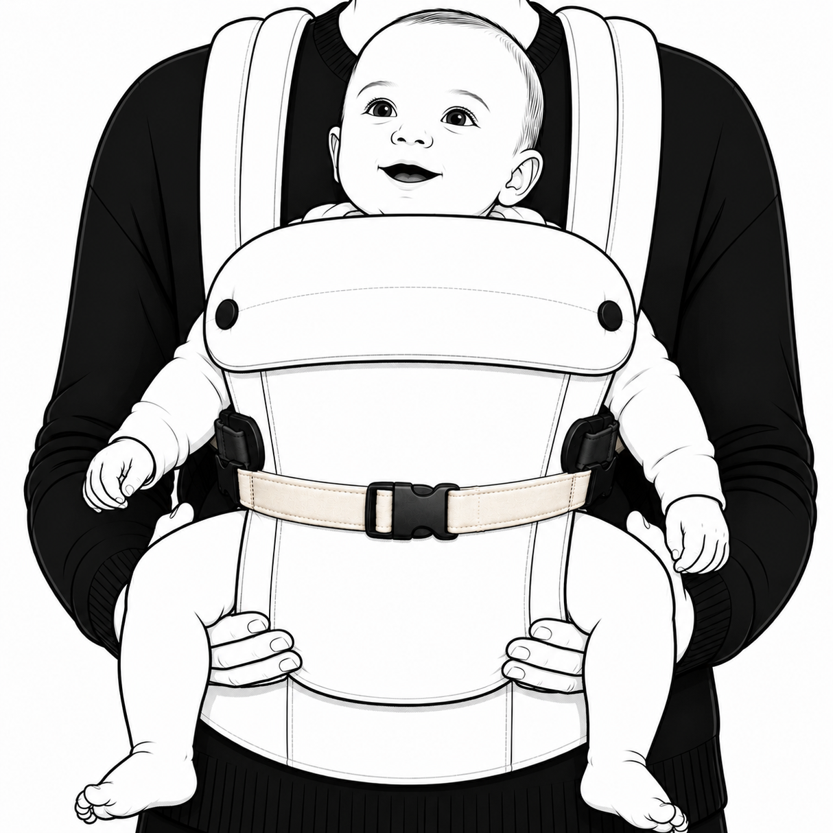 Nomad Cinch Belt - Forward Facing Carrying Accessory - HEXA