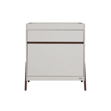 Tutti Bambini Fuori Chest Changer - White Sand & Warm Walnut