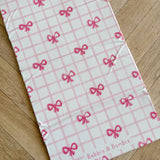 Travel Changing Mat - Pink Bows