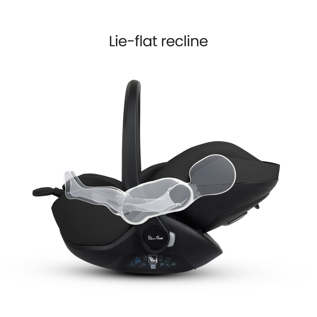 Silver Cross Glide Plus 360 Infant Car Seat & Base Plus 360 - Iconic Black