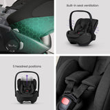 Silver Cross Glide Plus 360 Infant Car Seat & Base Plus 360 - Iconic Black