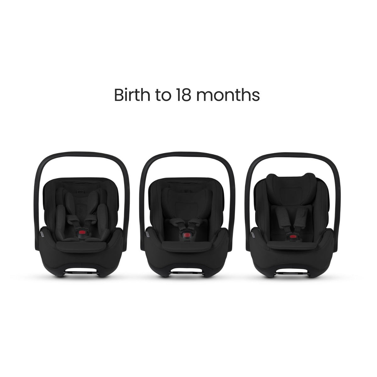 Silver Cross Glide Plus 360 Infant Car Seat & Base Plus 360 - Iconic Black