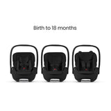 Silver Cross Glide Plus 360 Infant Car Seat & Base Plus 360 - Iconic Black