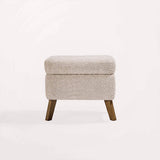 Tutti Bambini Harper Wingback Rocking Chair & Footstool - Mushroom