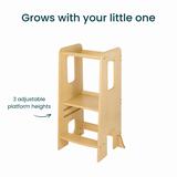 Tutti Bambini Helping Hands Montessori Toddler Learning Tower - Natural