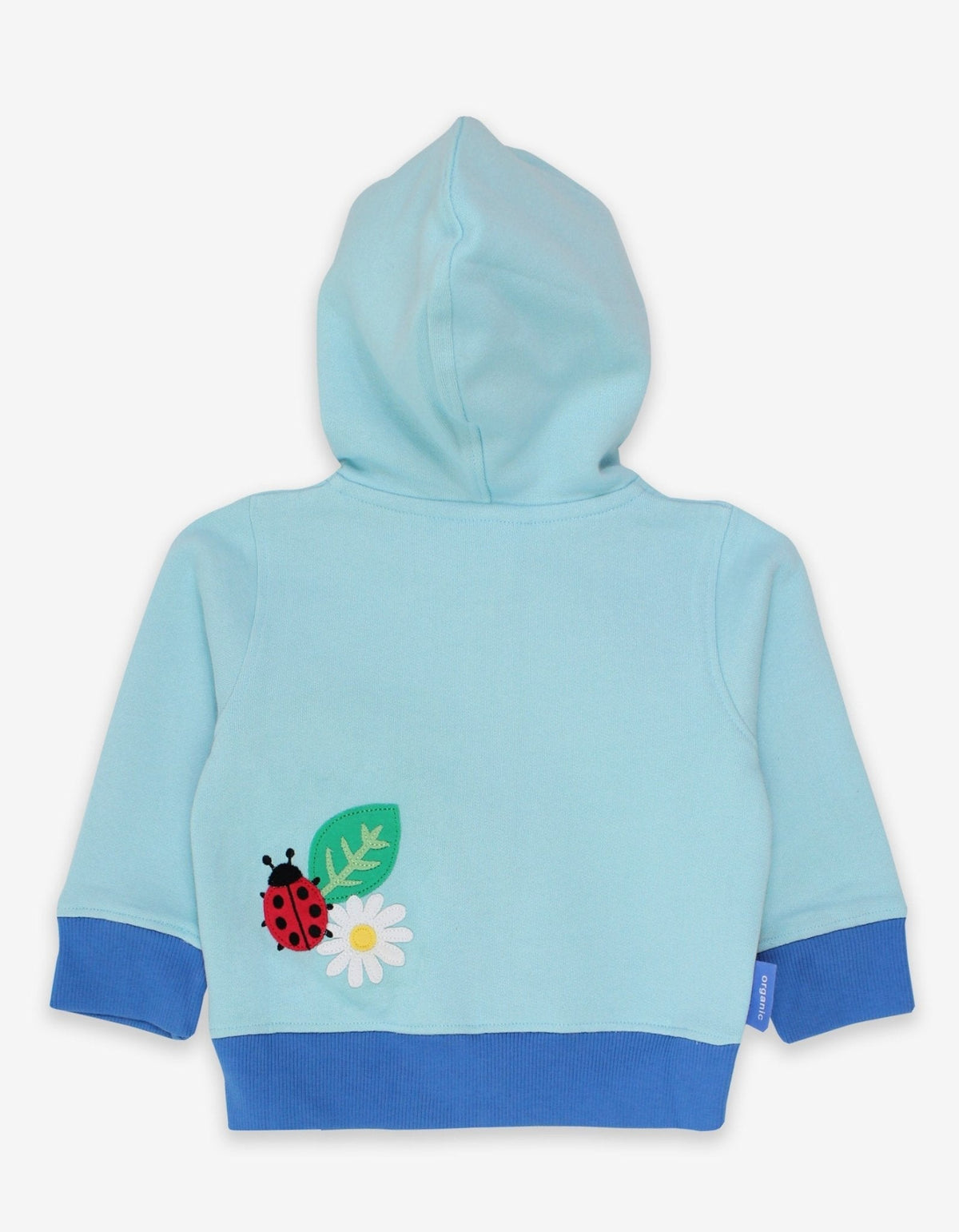 Toby Tiger Organic English Garden Applique Hoodie