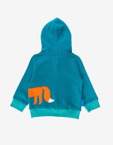 Toby Tiger Organic Fox Applique Hoodie