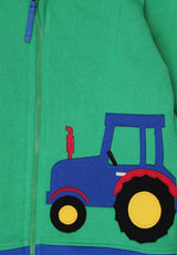 Toby Tiger Organic Hillside Applique Hoodie