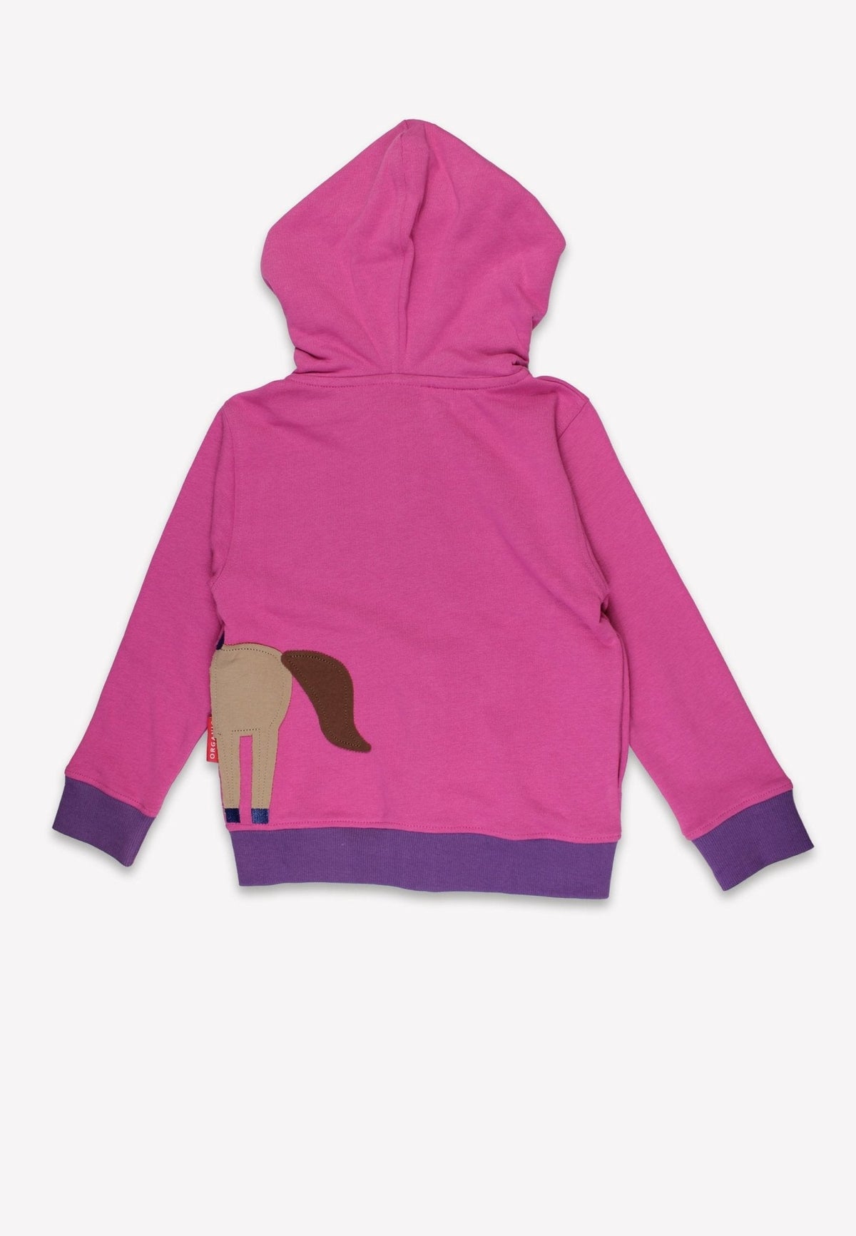 Toby Tiger Organic Hillside Pony Applique Hoodie