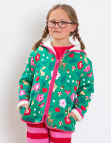 Toby Tiger Organic Forest Adventure Fleece Applique Hoodie