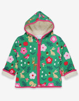 Toby Tiger Organic Forest Adventure Fleece Applique Hoodie