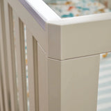Tutti Bambini Hygge Mini Cot Bed - Light Oak/White Sand