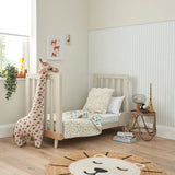 Tutti Bambini Hygge Mini Cot Bed - Light Oak/White Sand