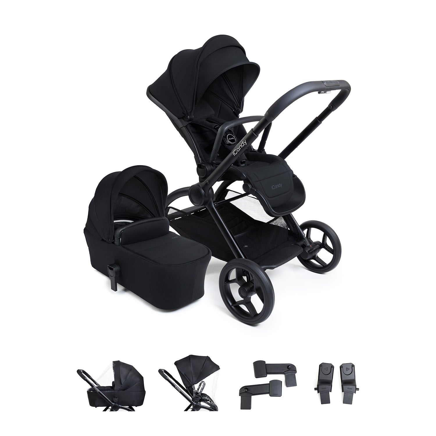iCandy Core 2 Pushchair & Carrycot - Black