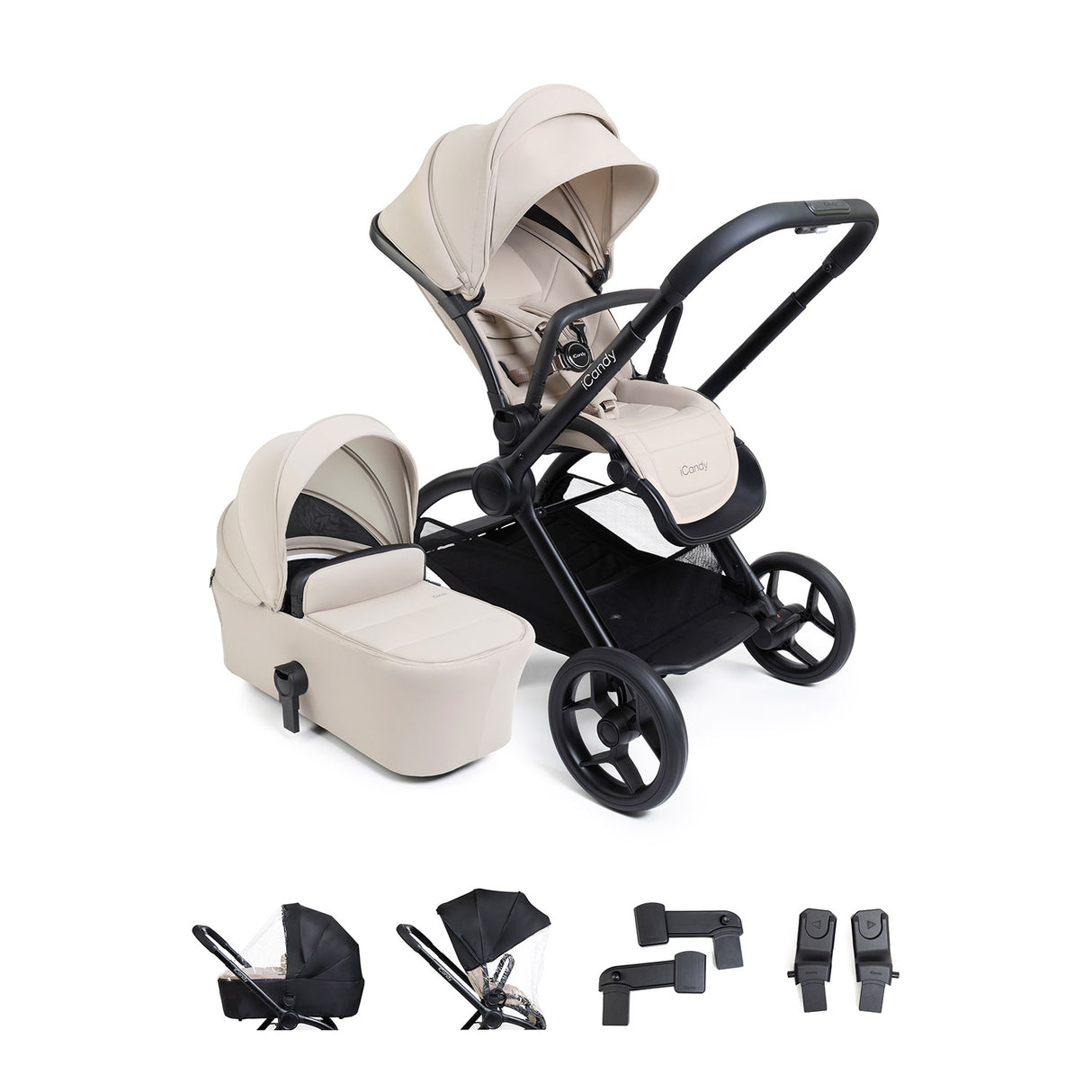 iCandy Core 2 Pushchair & Carrycot - Sandstone