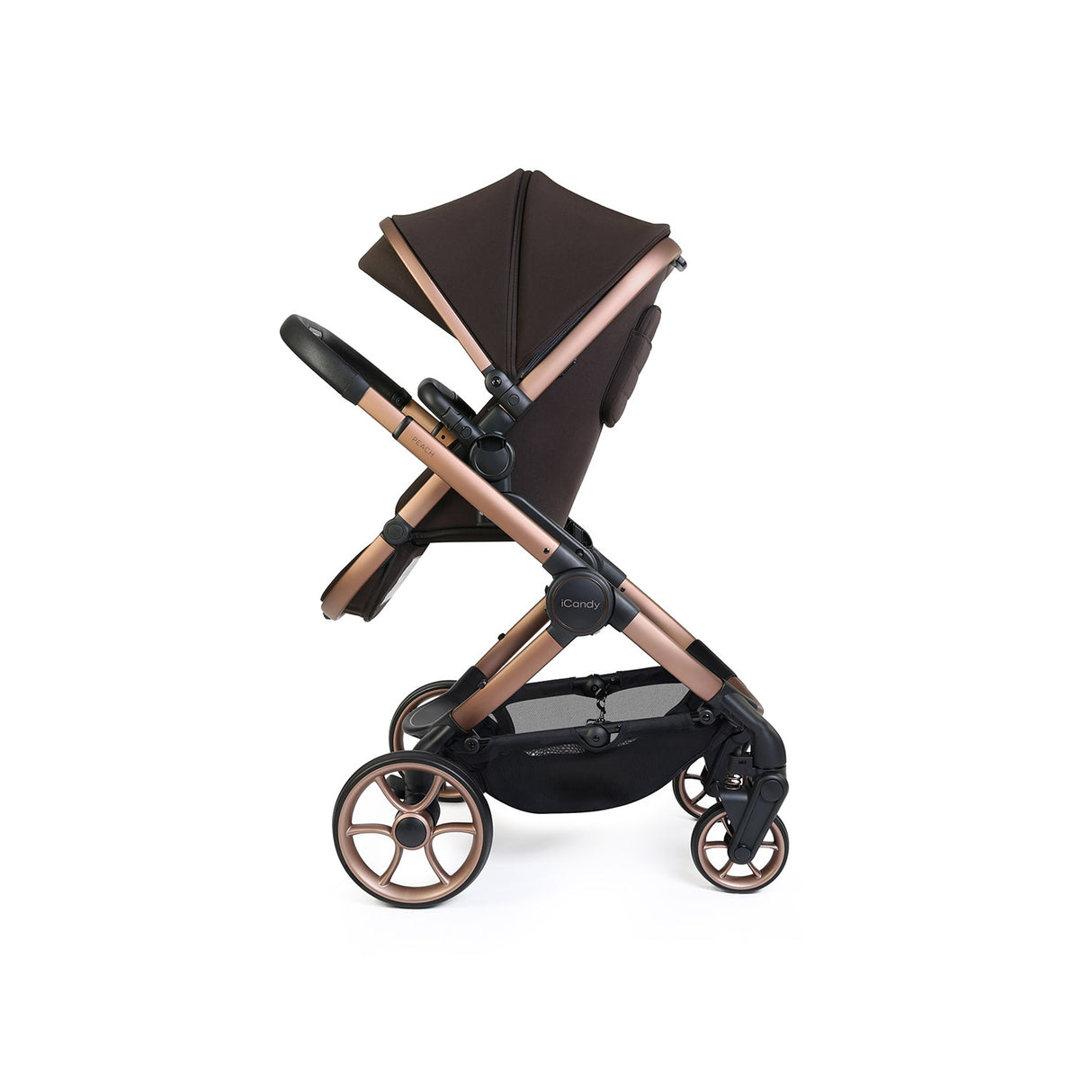 iCandy Peach 8 Editions Maxi-Cosi Cabriofix iSize Car Seat & Base Bundle - Pecan