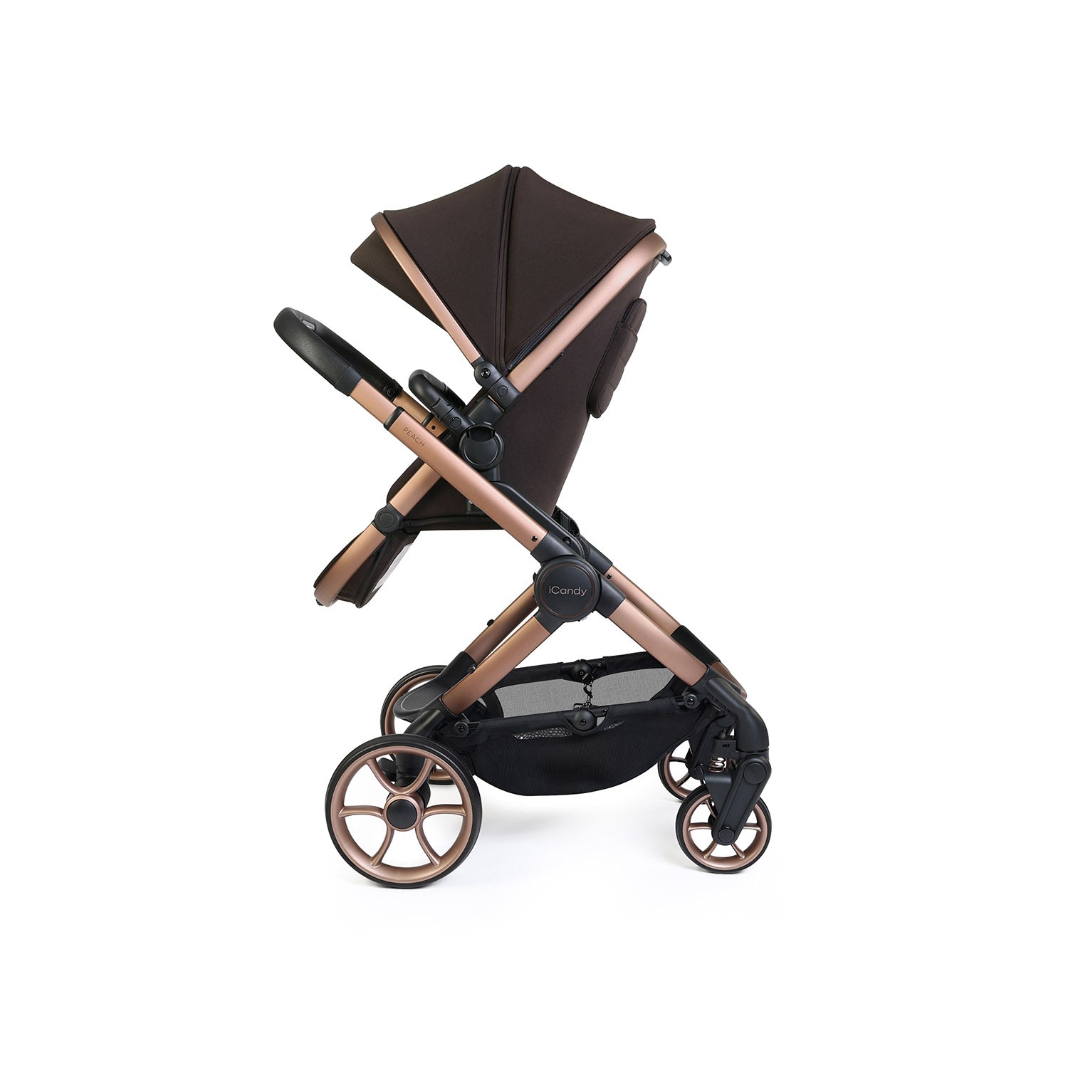 iCandy Peach 8 Editions Maxi-Cosi Cabriofix iSize Car Seat & Base Bundle - Pecan