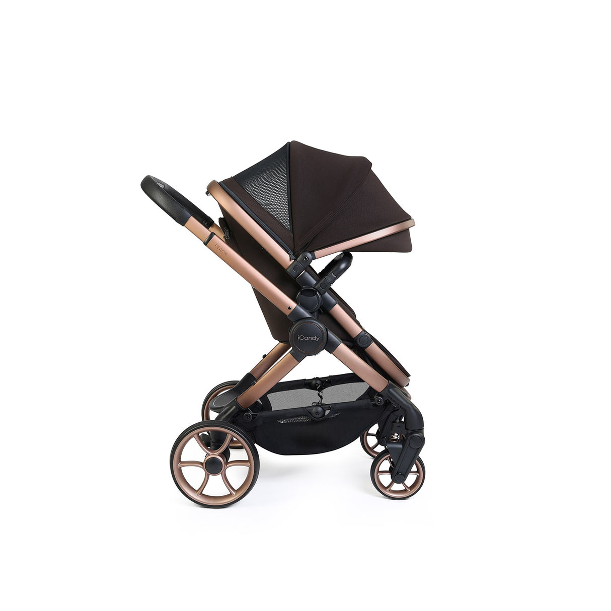 iCandy Peach 8 Editions Maxi-Cosi Cabriofix iSize Car Seat & Base Bundle - Pecan