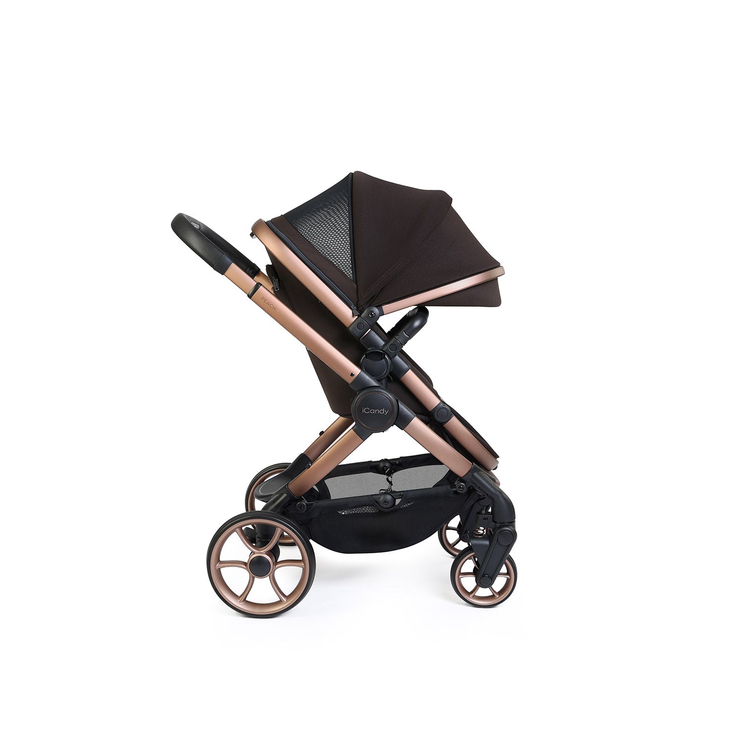 iCandy Peach 8 Editions Maxi-Cosi Cabriofix iSize Car Seat & Base Bundle - Pecan