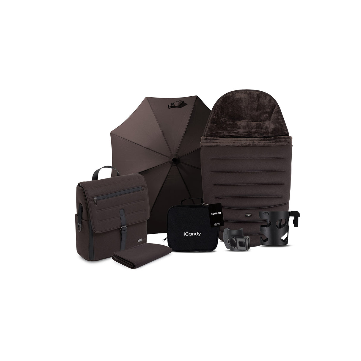 iCandy Peach 8 Editions Maxi-Cosi Cabriofix iSize Car Seat & Base Bundle - Pecan