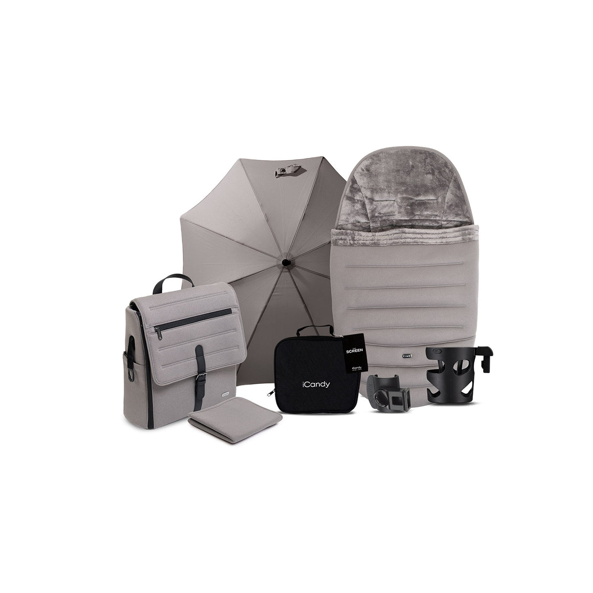iCandy Peach 8 Maxi-Cosi Pebble 360 Pro 2 Car Seat & Base Bundle - Porcini