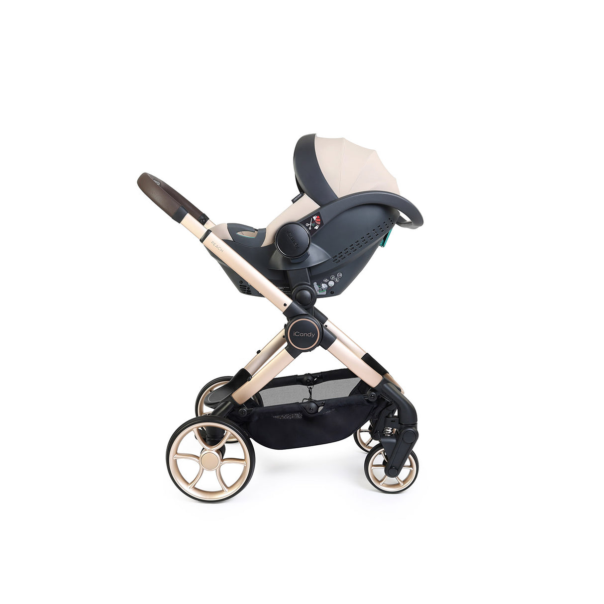iCandy Peach 8 Editions Cocoon 360 Car Seat & Base Bundle - Biscotti
