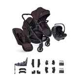 iCandy Peach 8 Editions Double Cocoon 360 Car Seat & Base Bundle - Coffee Bean