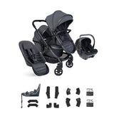 iCandy Peach 8 Double Cocoon 360 Car Seat & Base Bundle - Grey
