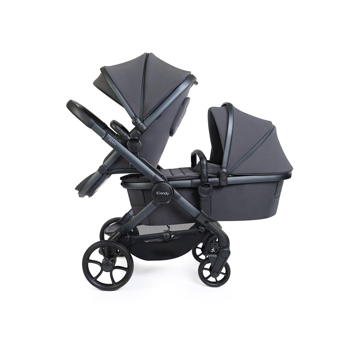 iCandy Peach 8 Double Cocoon 360 Car Seat & Base Bundle - Grey
