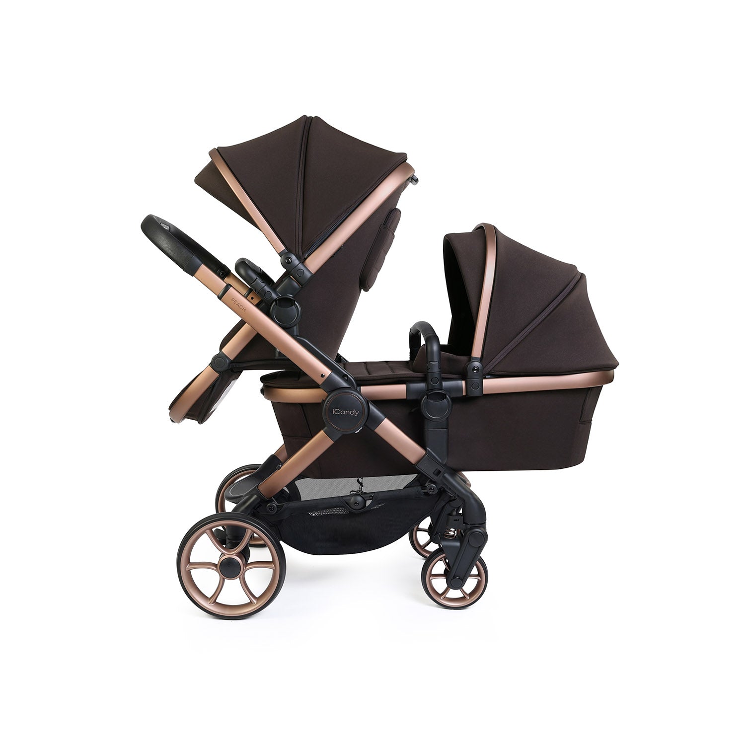 iCandy Peach 8 Editions Double Cocoon 360 Car Seat & Base Bundle - Pecan