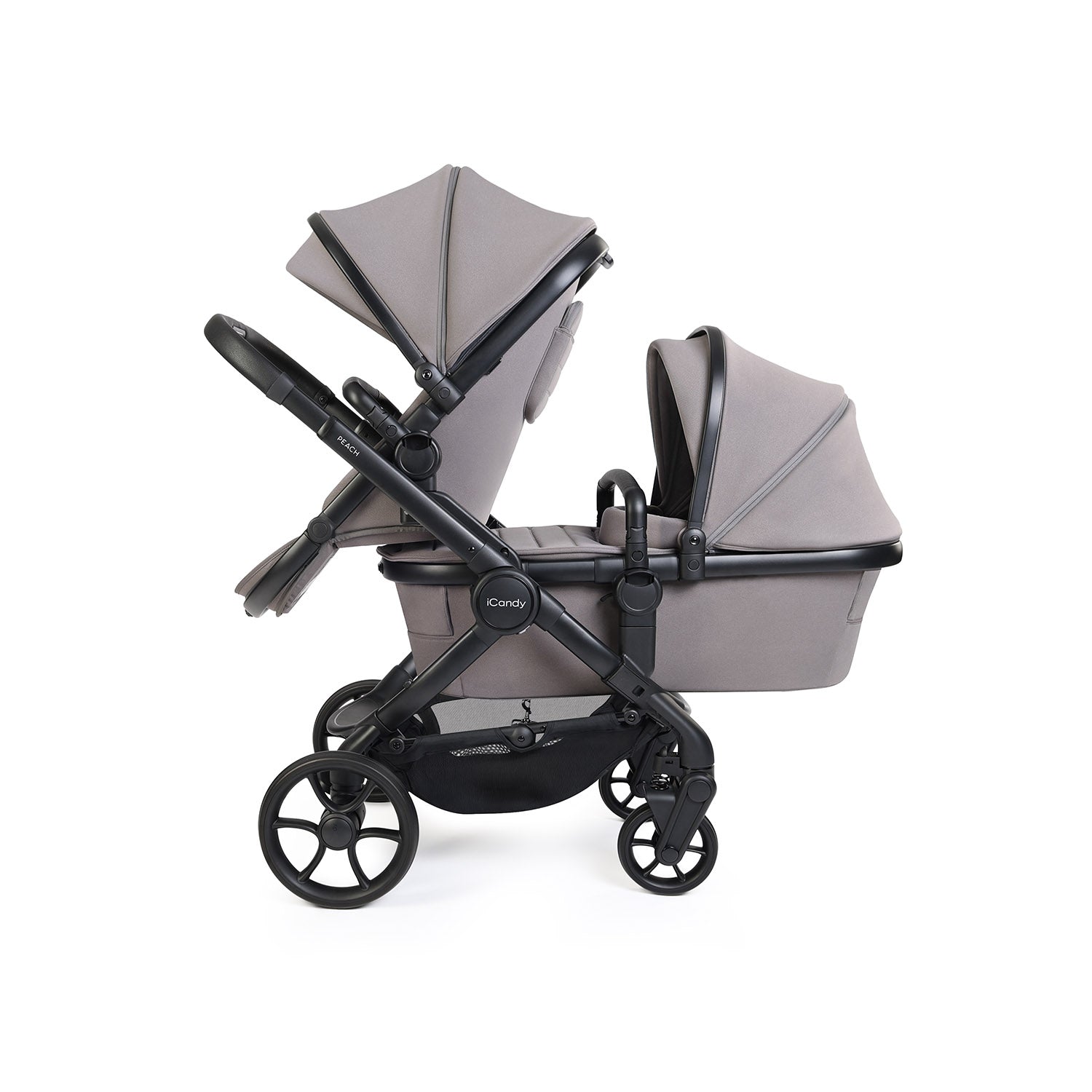 iCandy Peach 8 Double Cocoon 360 Car Seat & Base Bundle - Porcini
