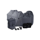iCandy Peach 8 Twin Complete Accessory Bundle - Grey