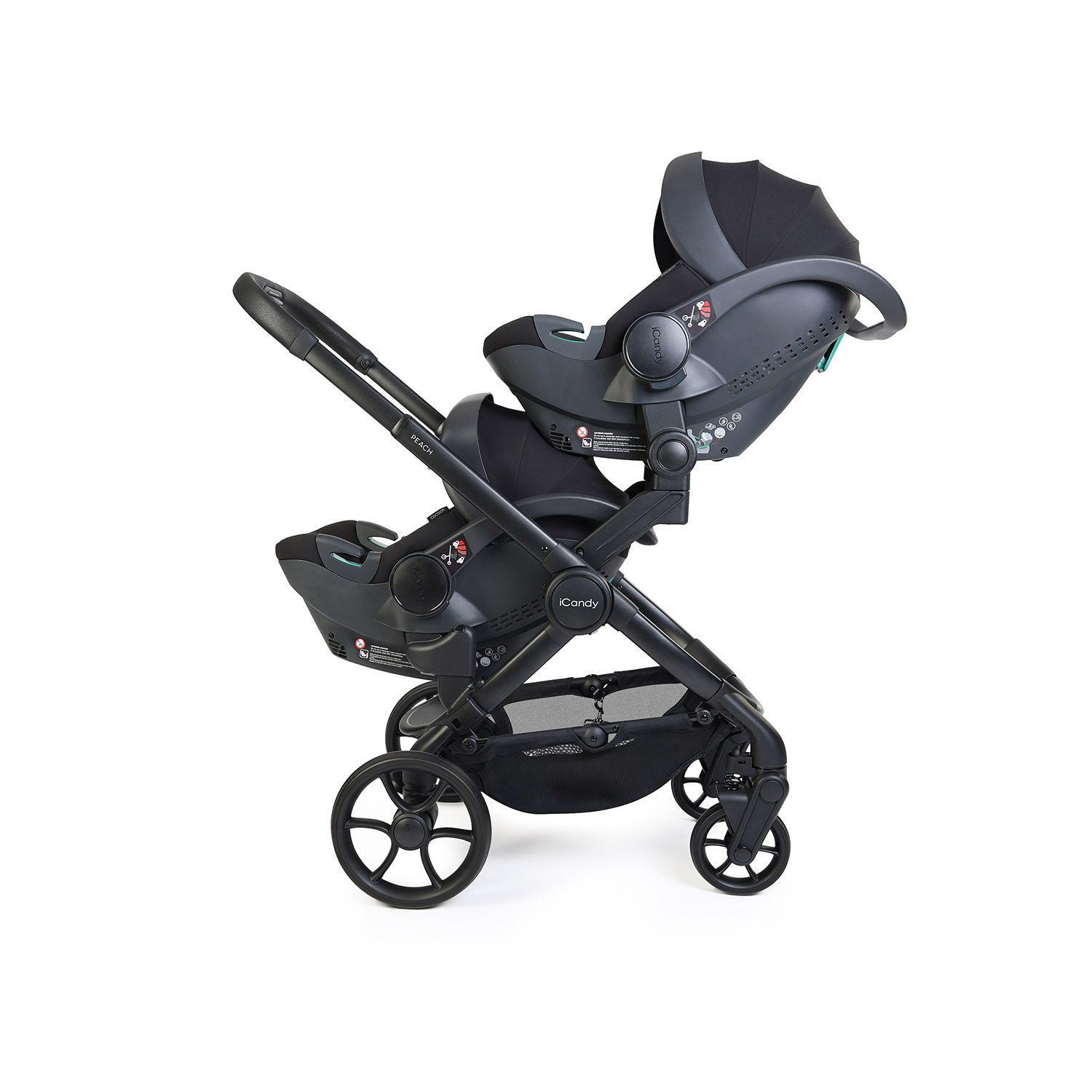 iCandy Peach 8 Twin Cocoon 360 & Base Bundle - Taupe