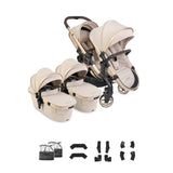 iCandy Peach 8 Editions Twin Pushchair & Carrycot Combo - Biscotti