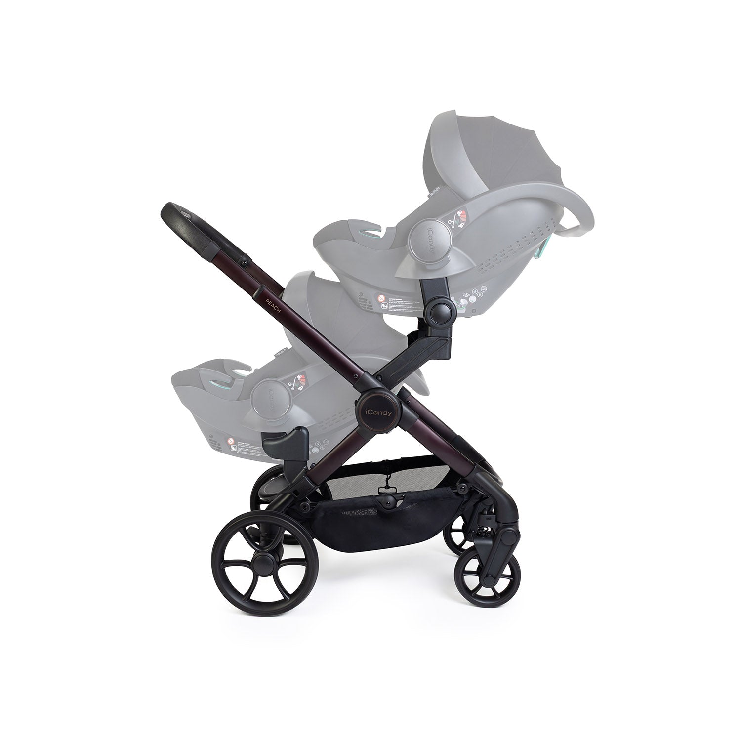 iCandy Peach 8 Editions Twin Pushchair & Carrycot Combo - Coffee Bean