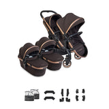 iCandy Peach 8 Editions Twin Pushchair & Carrycot Combo - Pecan