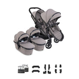 iCandy Peach 8 Twin Pushchair & Carrycot Combo - Porcini