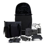 iCandy Orange 4 Pushchair with Complete Accessory Bundle - Black Edition