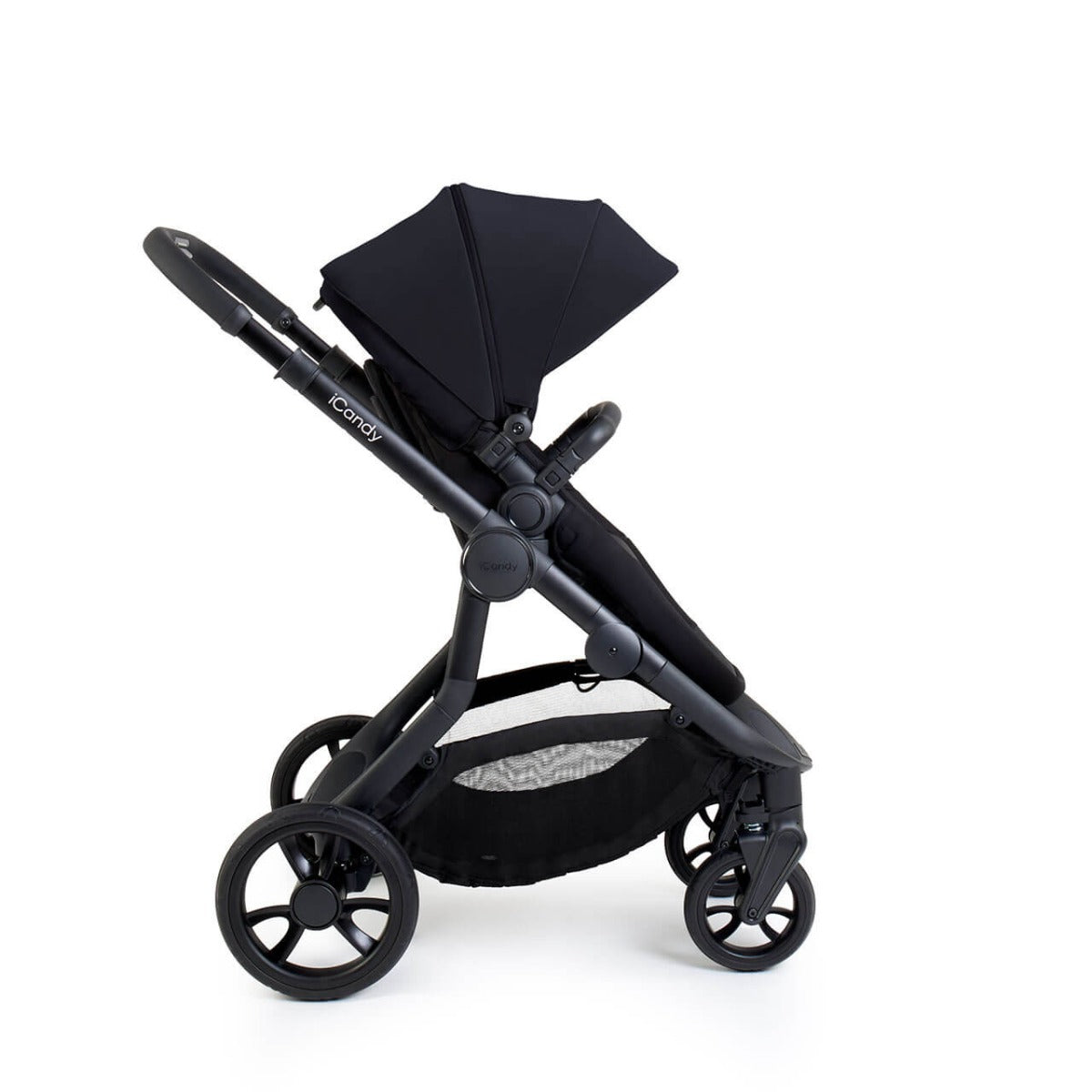 iCandy Orange 4 Pushchair with Complete Accessory Bundle - Black Edition