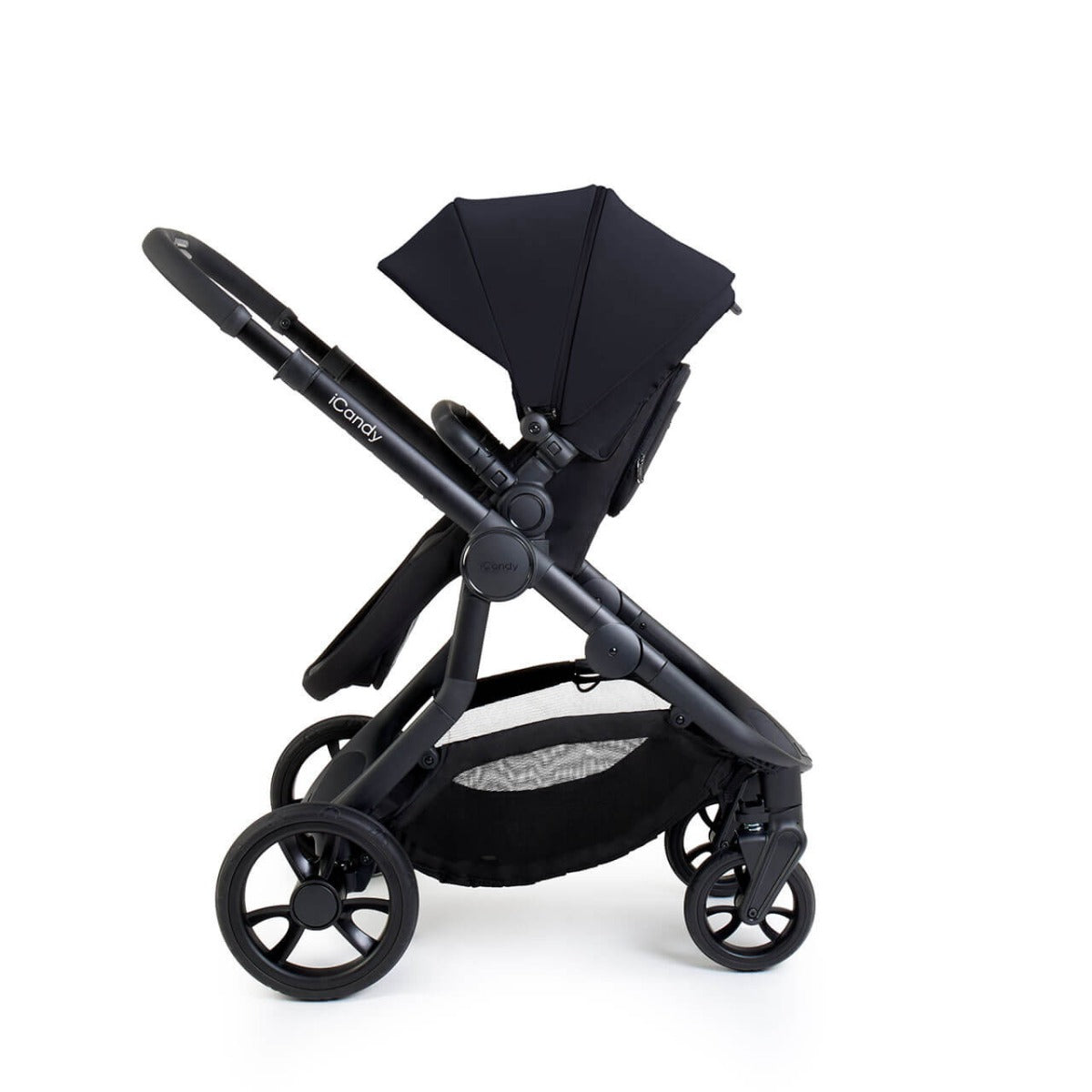 iCandy Orange 4 Pushchair with Complete Accessory Bundle - Black Edition