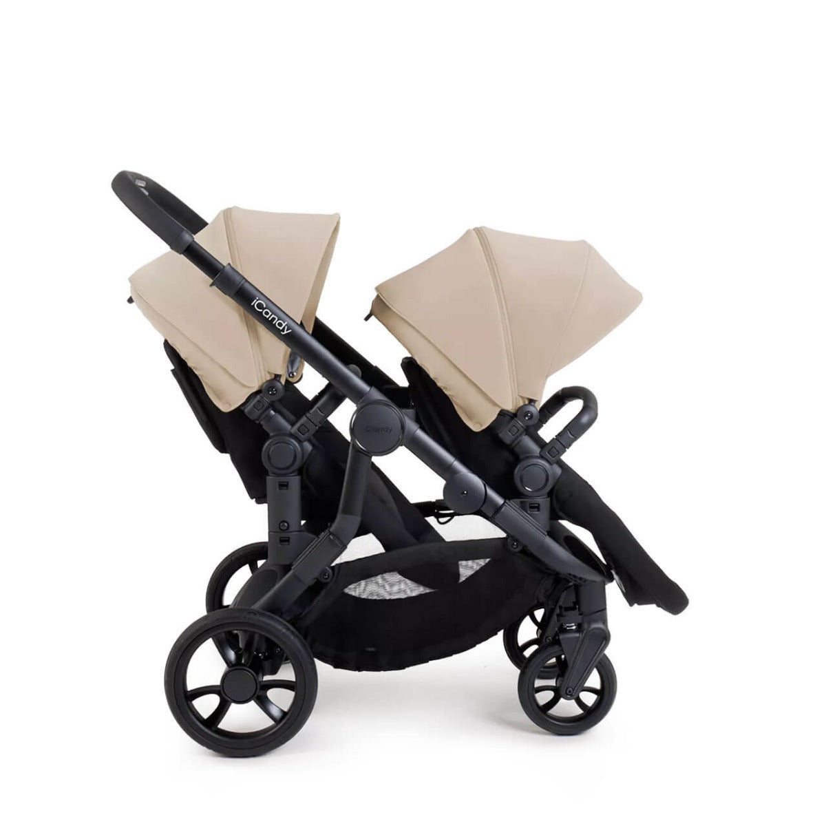 iCandy Orange 4 Twin Cocoon i-Size Complete Travel System Bundle - Latte