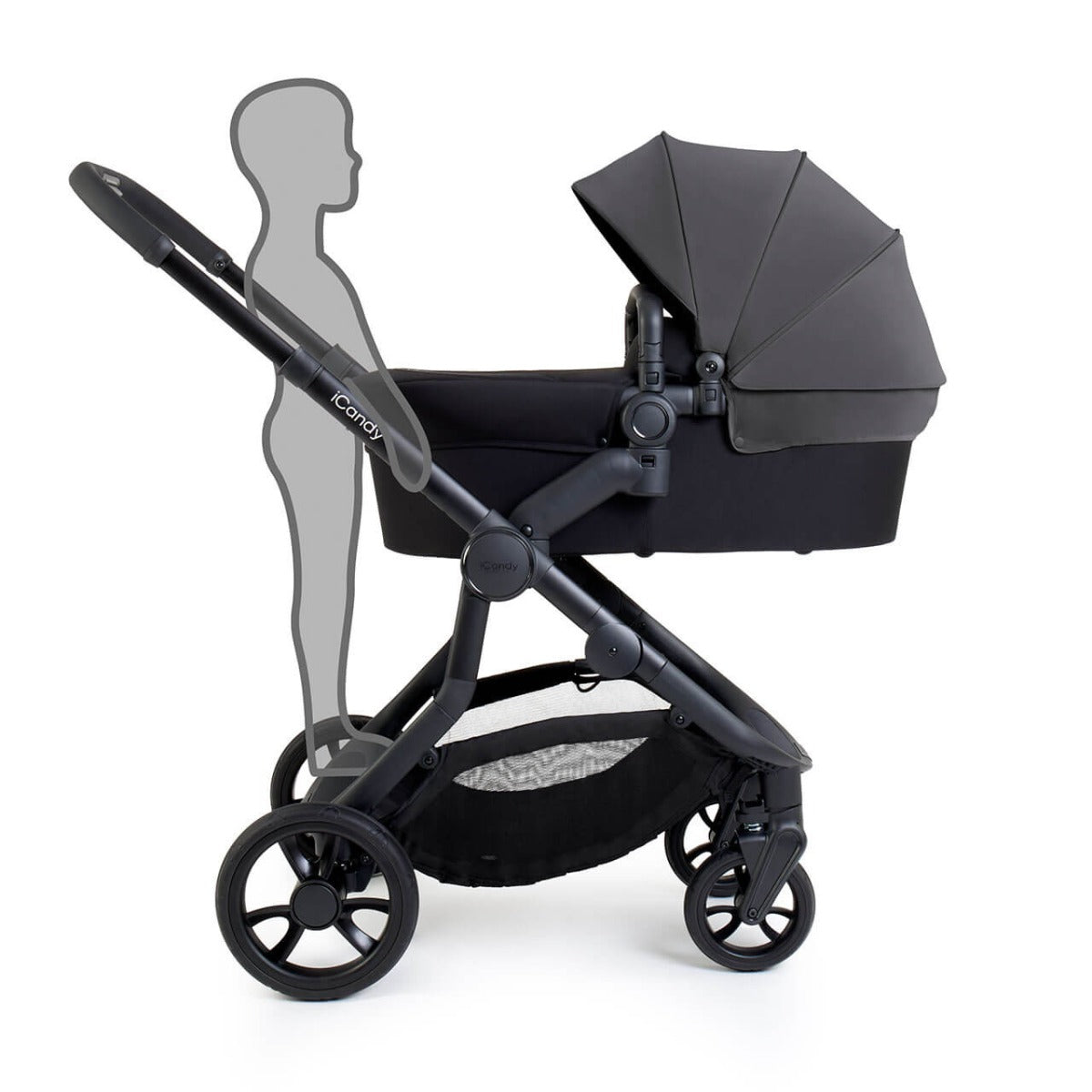 iCandy Orange 4 Pushchair with Complete Accessory Bundle - Fossil