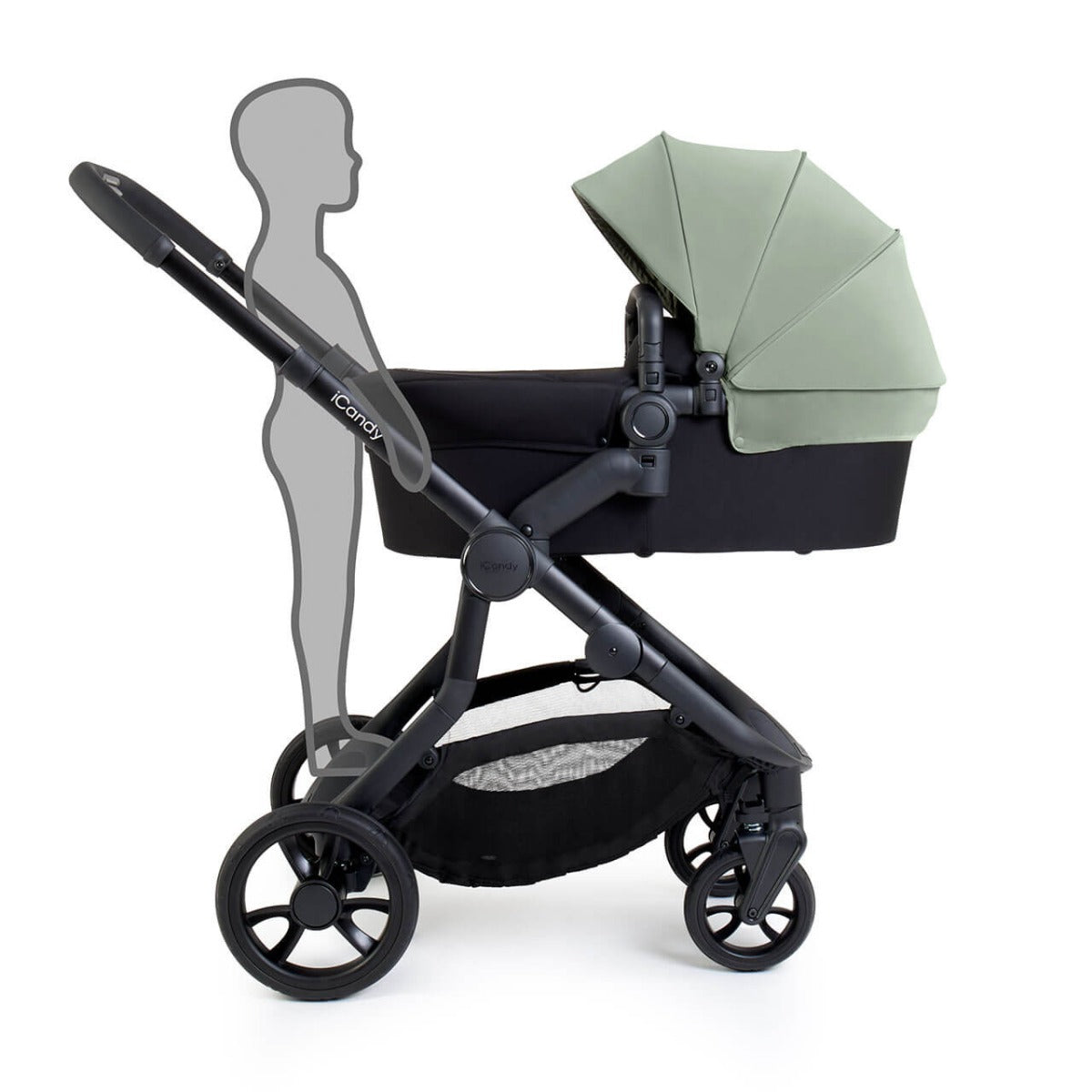 iCandy Orange 4 Pushchair with Complete Accessory Bundle - Pistachio