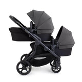 iCandy Orange 4 Twin Pushchair with Complete Accessory Bundle - Fossil