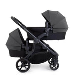 iCandy Orange 4 Twin Pushchair with Complete Accessory Bundle - Fossil