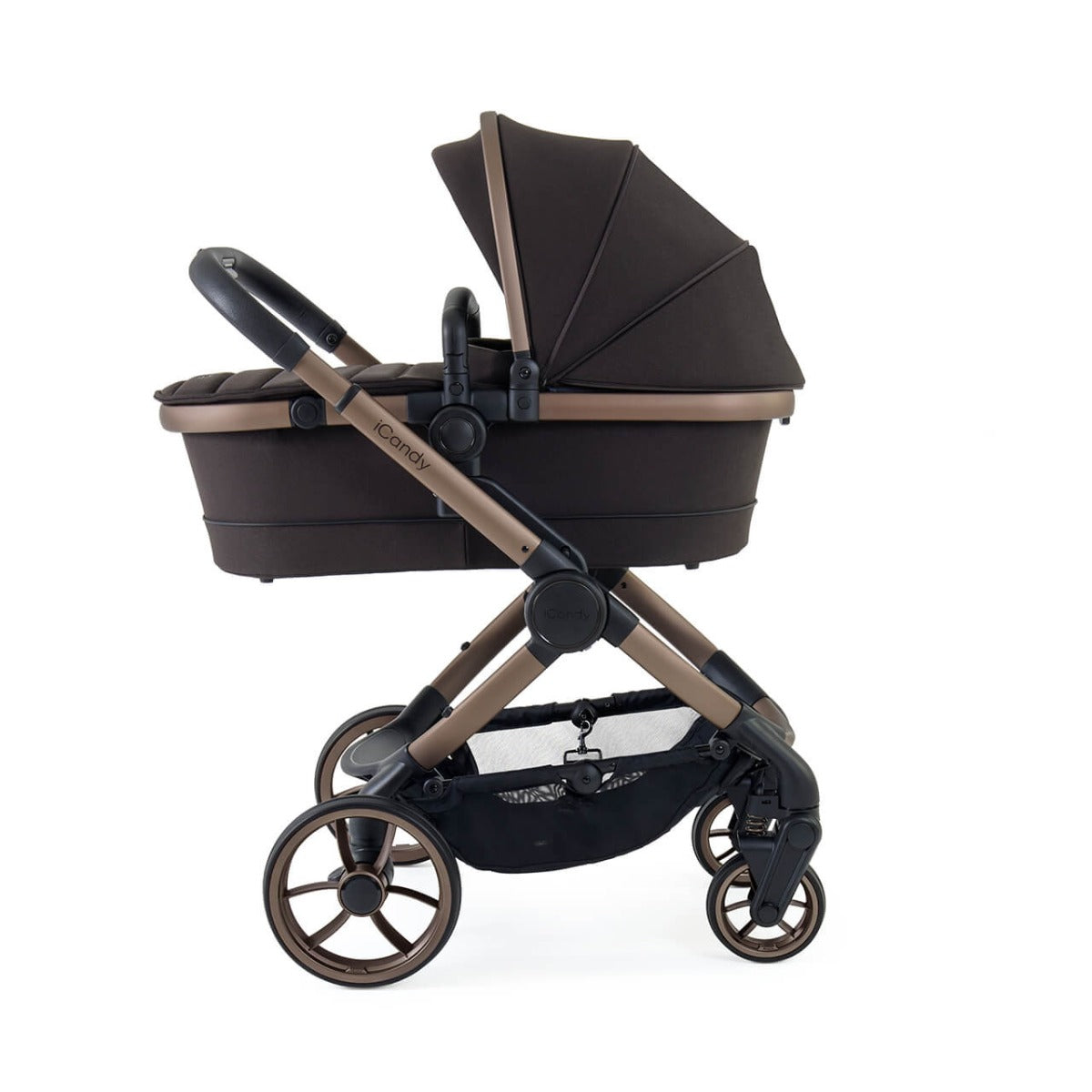 iCandy Peach 7 Travel System Bundle with Maxi-Cosi Cabriofix iSize Car Seat & Base - Pecan