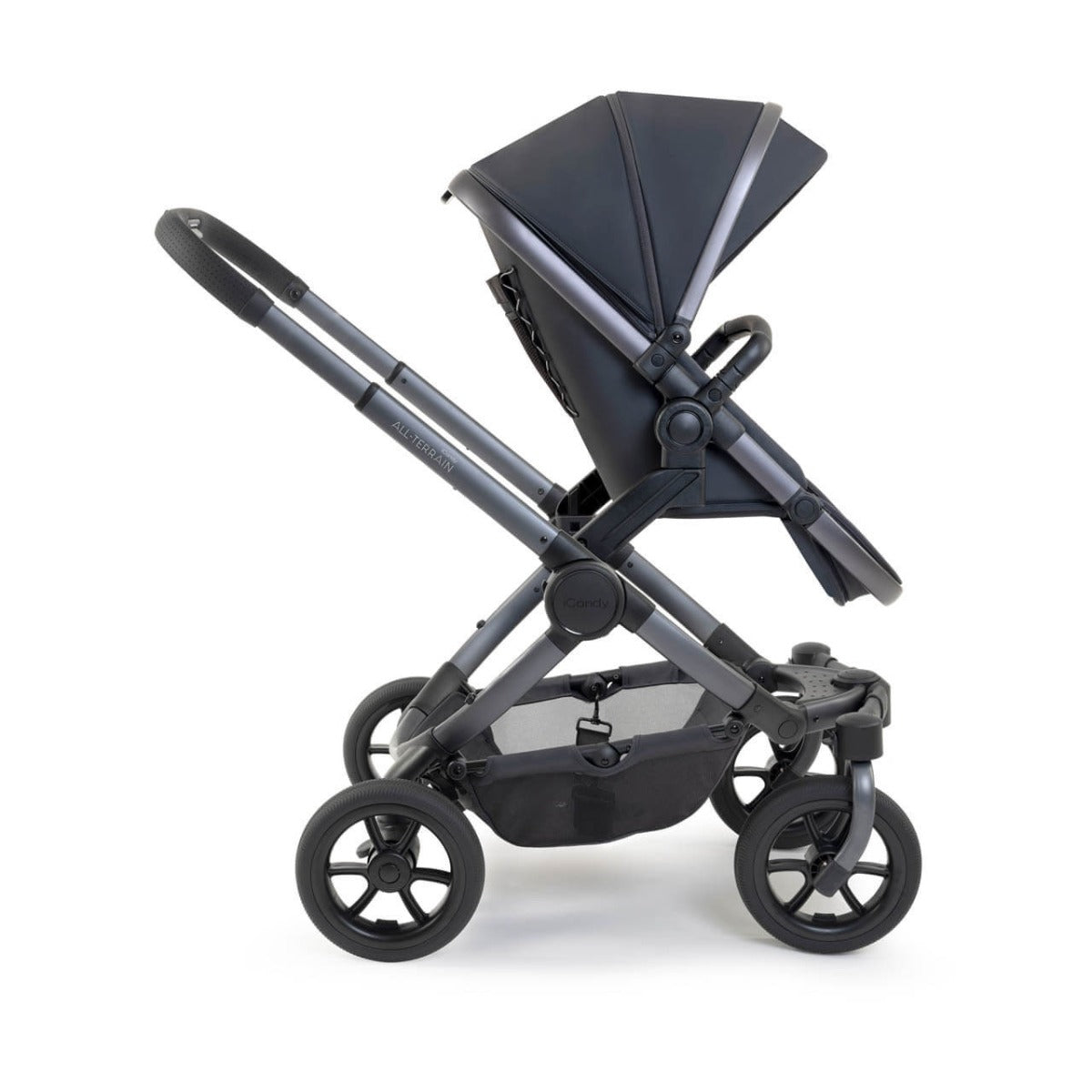 iCandy Peach 7 All-Terrain Double Complete Pushchair & Accessories Bundle - Nimbus/Storm
