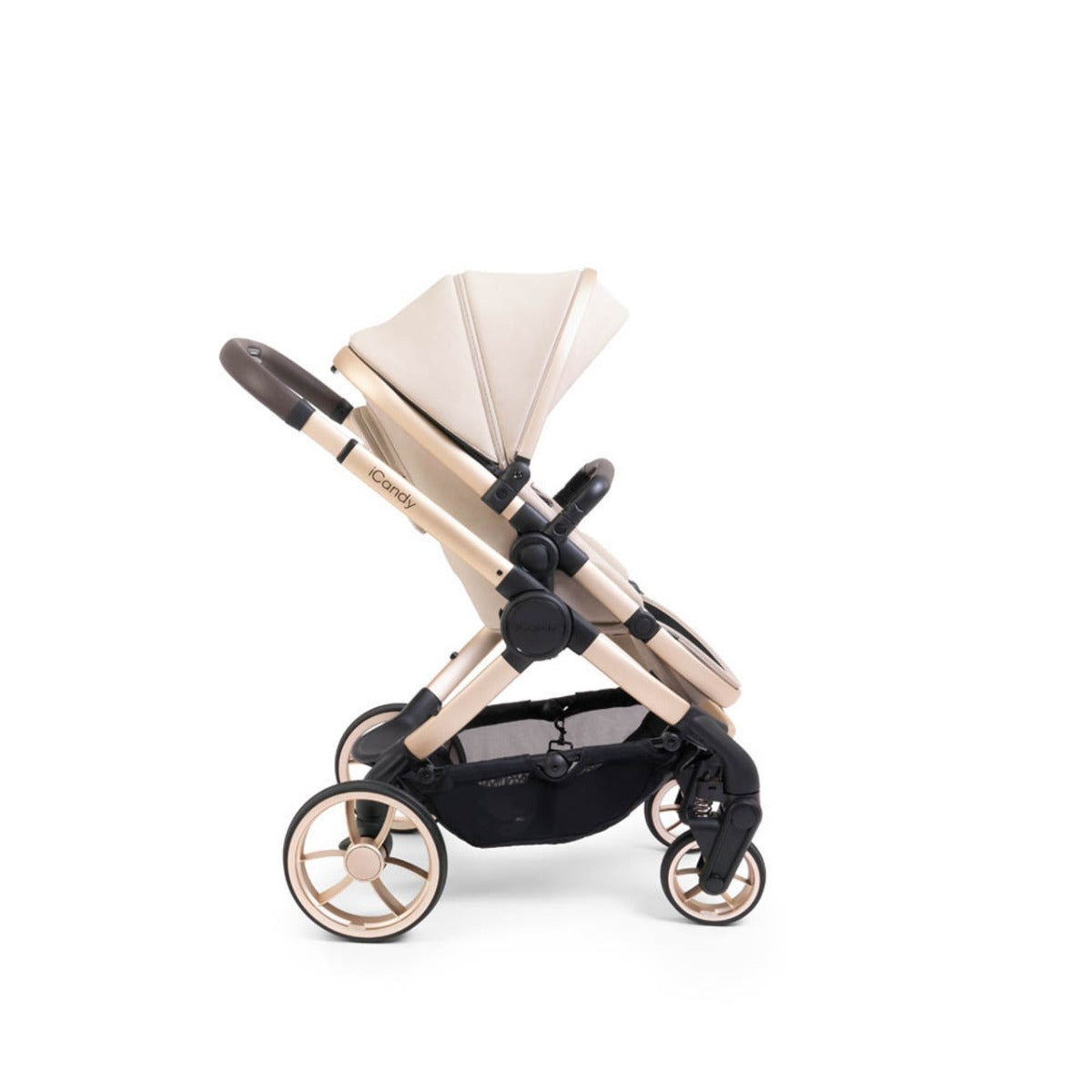 iCandy Peach 7 Travel System Bundle with Maxi-Cosi Pebble 360 Pro2 Car Seat & Base - Biscotti